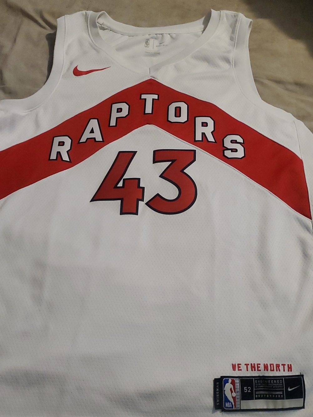 NBA Nike Swingman Dri-fit Authentic Toronto Raptors Pascal Siakam Jersey...🏀